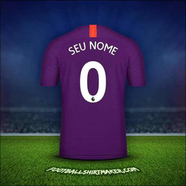 Camisa Manchester City 2018/19 Terceira -  seu nome - 0
