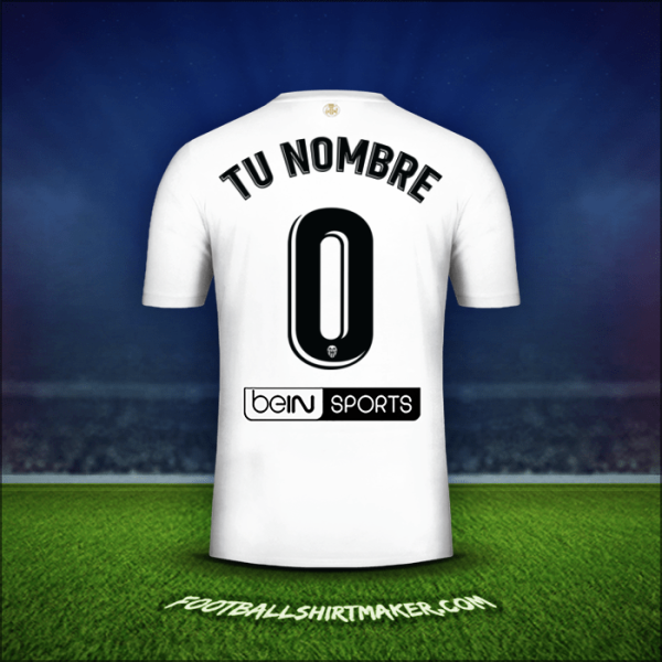 Camiseta Valencia CF 2018/19 -  tu nombre - 0