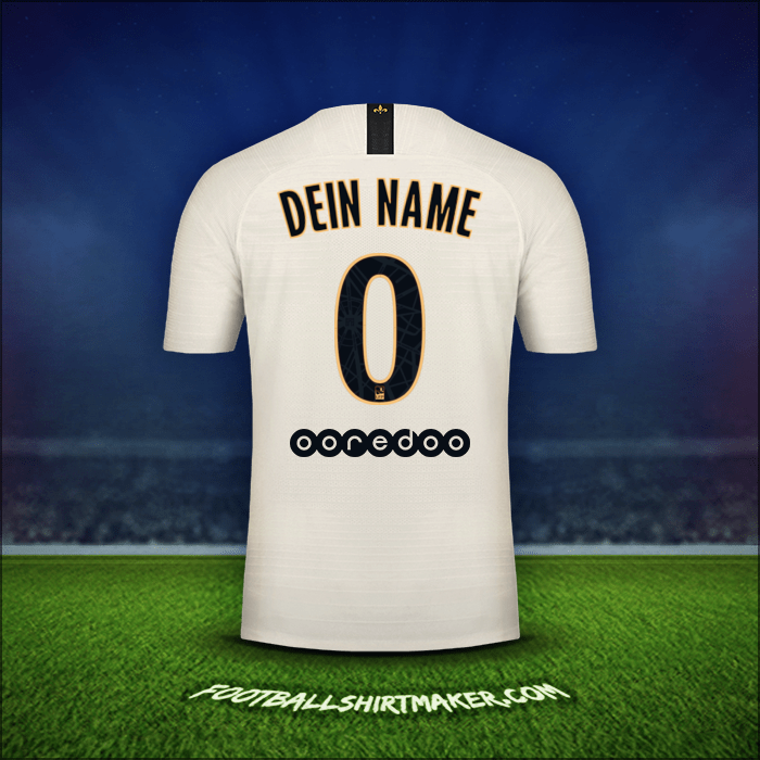 Trikot Paris Saint Germain 2018/19 Auswärts -  dein name - 0