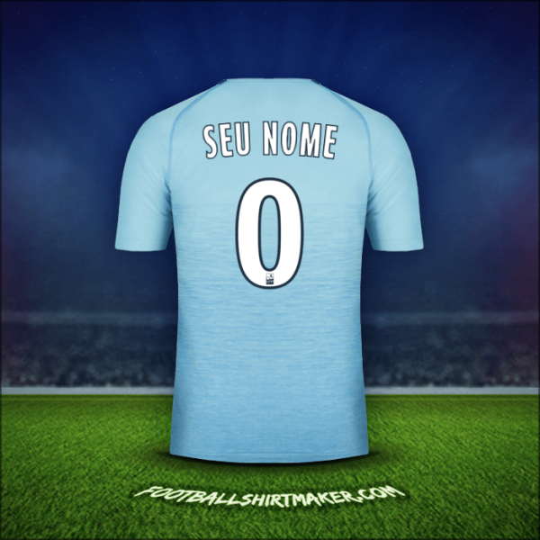 Camisa Olympique de Marseille 2018/19 Terceira -  seu nome - 0