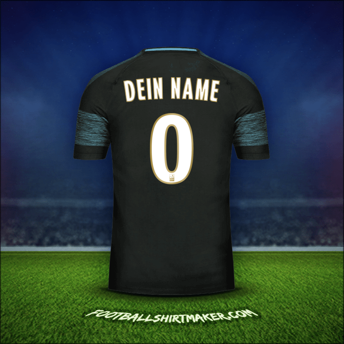 Trikot Olympique de Marseille 2018/19 Auswärts -  dein name - 0