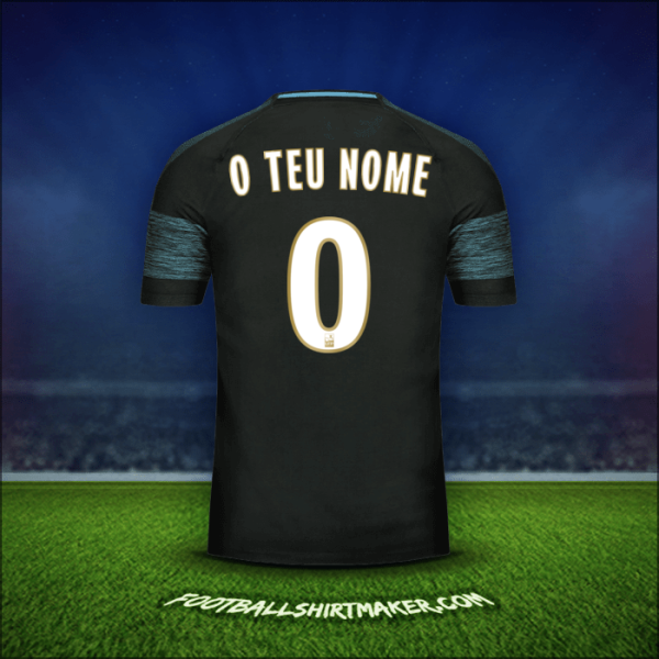 Camisola Olympique de Marseille 2018/19 Alternativa -  o teu nome - 0