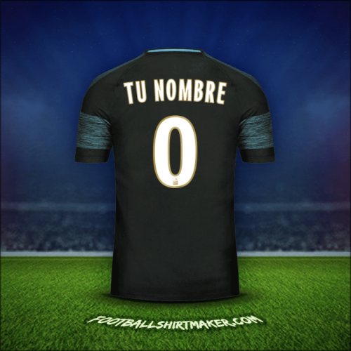 Jersey Olympique de Marseille 2018/19 Visita -  tu nombre - 0