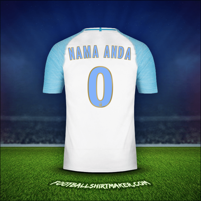 Jersey Olympique de Marseille 2018/19 -  nama anda - 0
