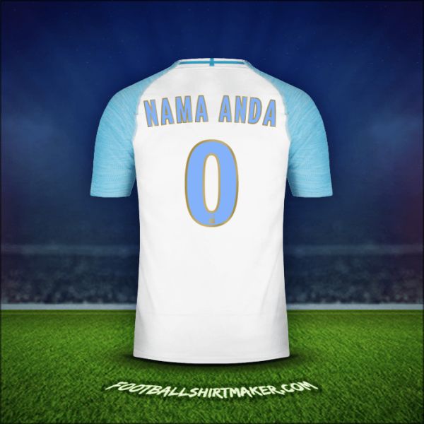 Jersey Olympique de Marseille 2018/19 -  nama anda - 0