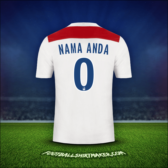 Jersey Olympique Lyon 2018/19 -  nama anda - 0
