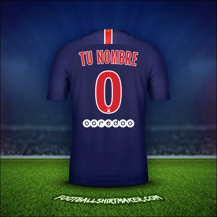 Camiseta Paris Saint Germain 2018/19 -  tu nombre - 0