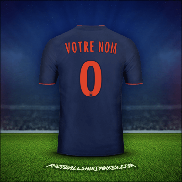 Maillot Olympique Lyon 2018/19 Extérieur -  votre nom - 0