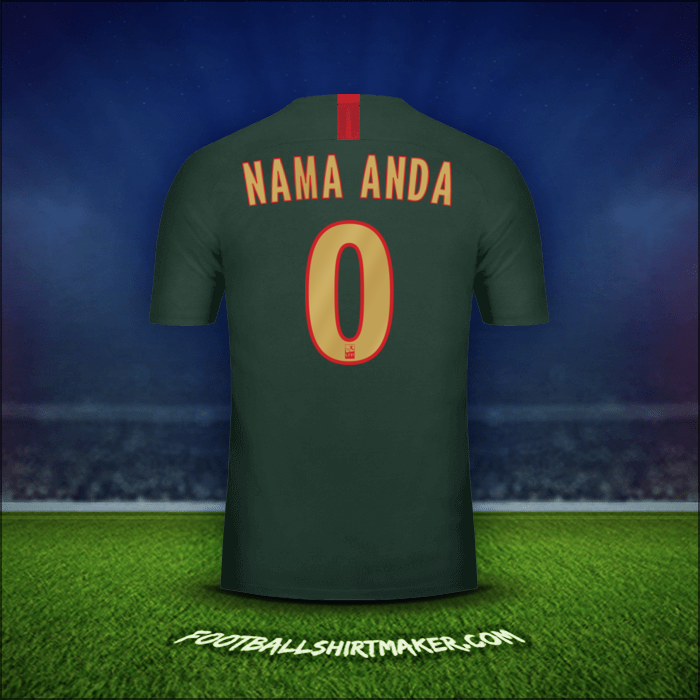 Jersey As Monaco 2018/19 Alternatif -  nama anda - 0