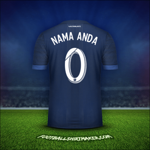 Jersey LA Galaxy 2017/2018 Alternatif -  nama anda - 0