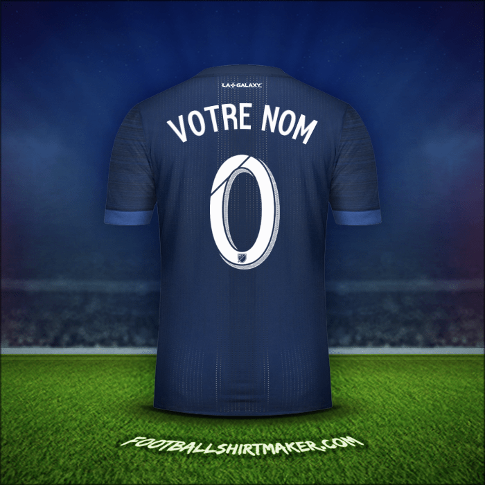 Maillot LA Galaxy 2017/2018 Extérieur -  votre nom - 0