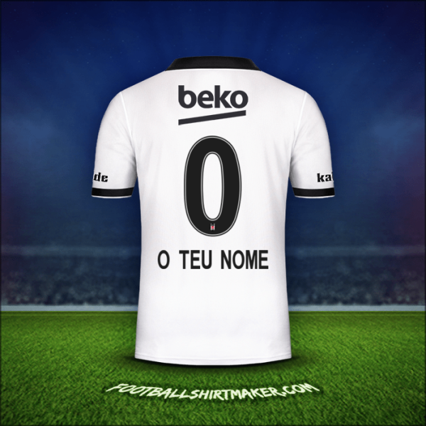 Camisola Besiktas JK 2018/19 -  o teu nome - 0