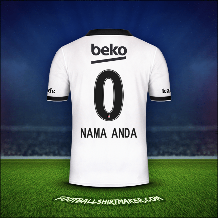 Jersey Besiktas JK 2018/19 -  nama anda - 0