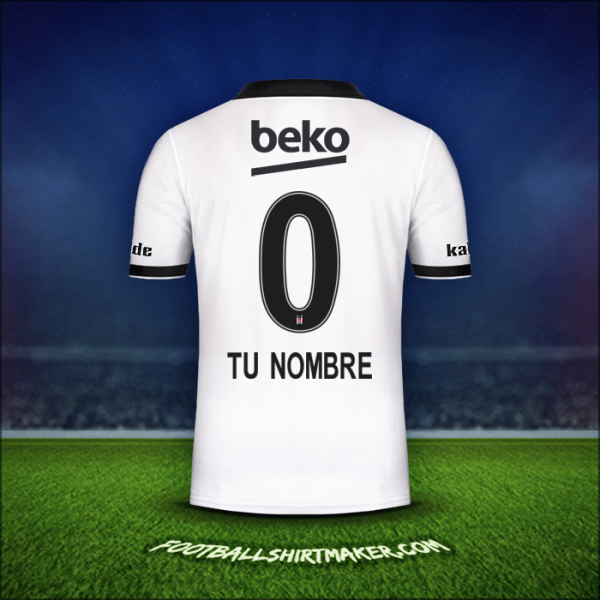 Camiseta Besiktas JK 2018/19 -  tu nombre - 0