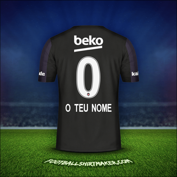 Camisola Besiktas JK 2018/19 Alternativa -  o teu nome - 0