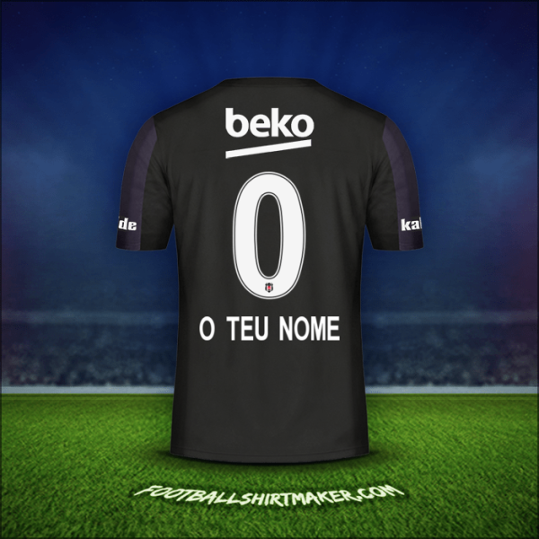 Camisola Besiktas JK 2018/19 Alternativa -  o teu nome - 0