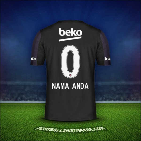 Jersey Besiktas JK 2018/19 Alternatif -  nama anda - 0