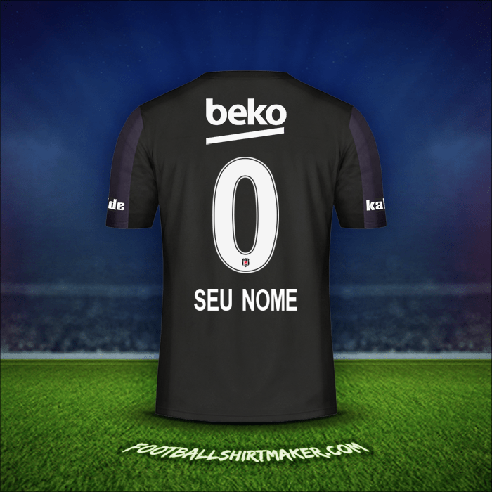 Camisa Besiktas JK 2018/19 Alternativa -  seu nome - 0