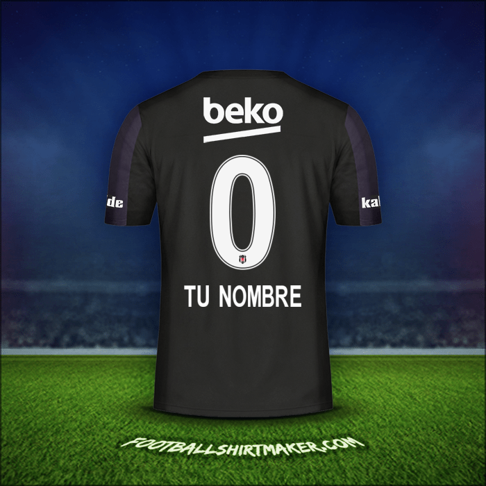 Jersey Besiktas JK 2018/19 Visita -  tu nombre - 0