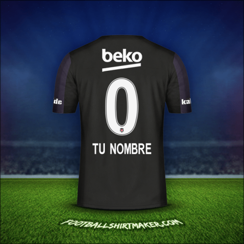 Jersey Besiktas JK 2018/19 Visita -  tu nombre - 0
