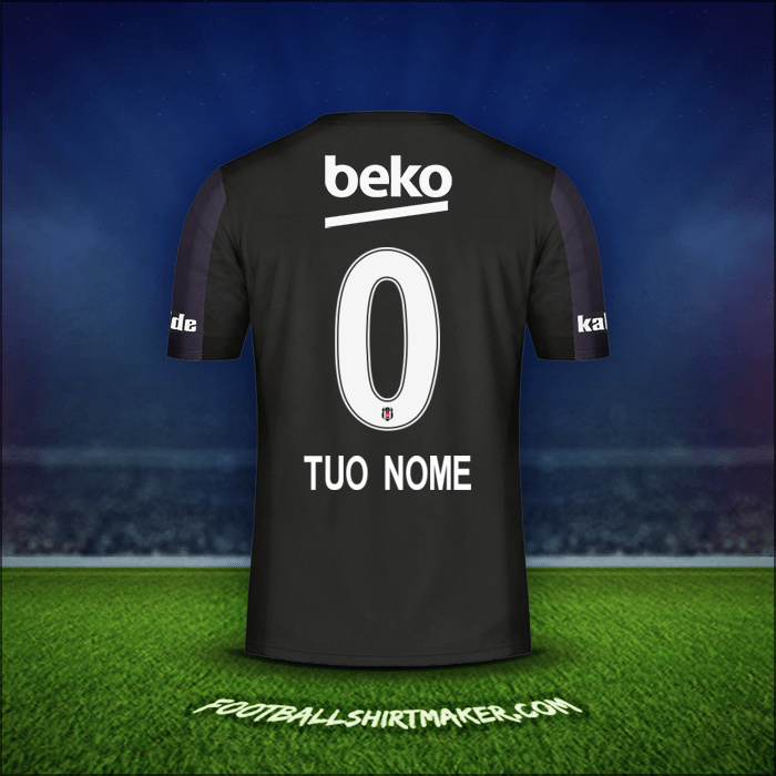 Maglia Besiktas JK 2018/19 Seconda -  tuo nome - 0