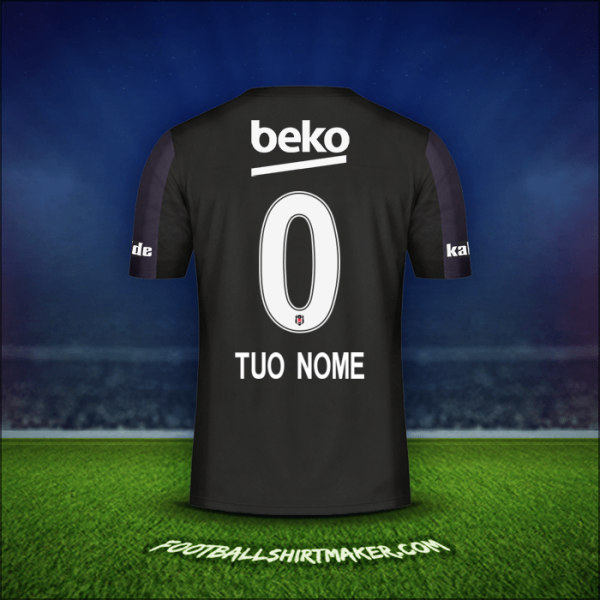 Maglia Besiktas JK 2018/19 Seconda -  tuo nome - 0