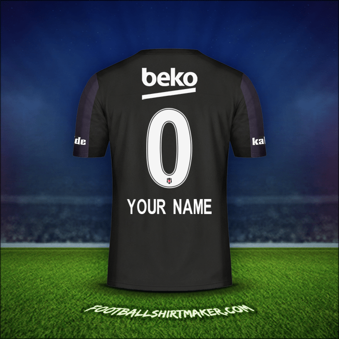 Shirt Besiktas JK 2018/19 Away -  your name - 0