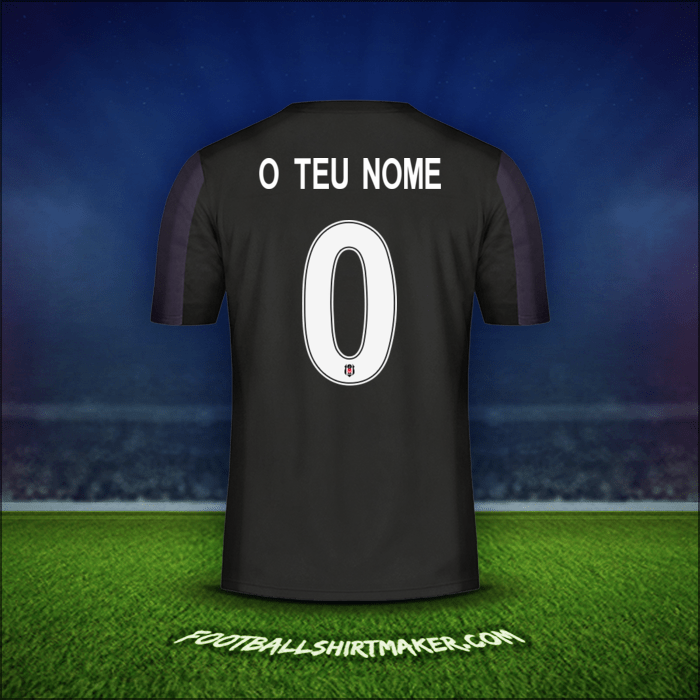 Camisola Besiktas JK Cup 2018/19 Alternativa -  o teu nome - 0