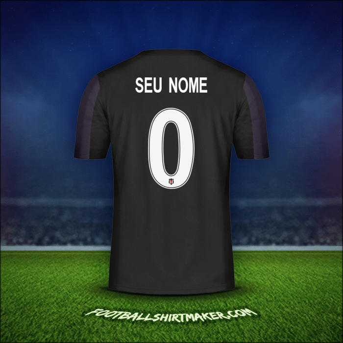 Camisa Besiktas JK Cup 2018/19 Alternativa -  seu nome - 0