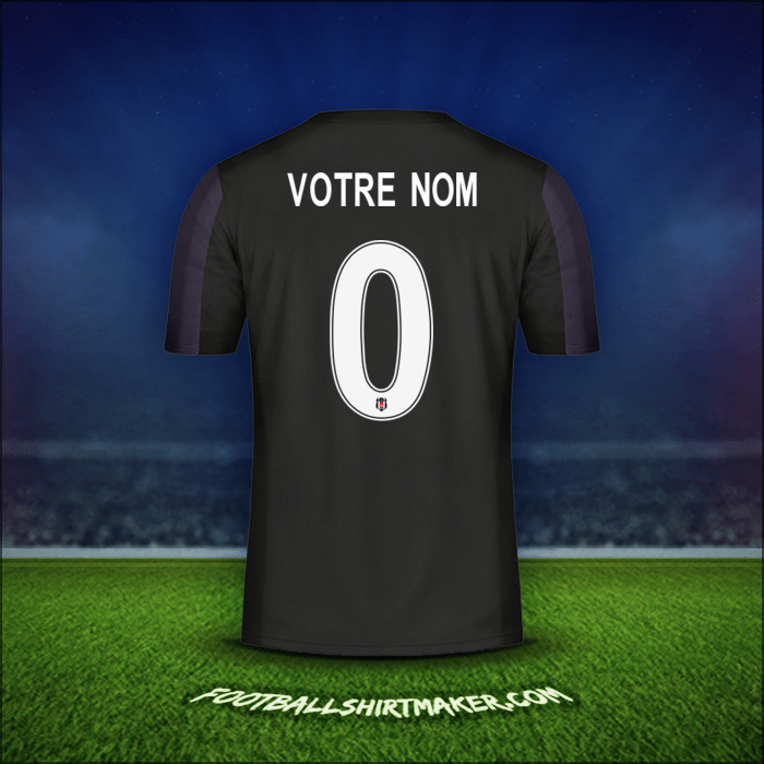 Maillot Besiktas JK Cup 2018/19 Extérieur -  votre nom - 0