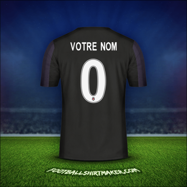 Maillot Besiktas JK Cup 2018/19 Extérieur -  votre nom - 0