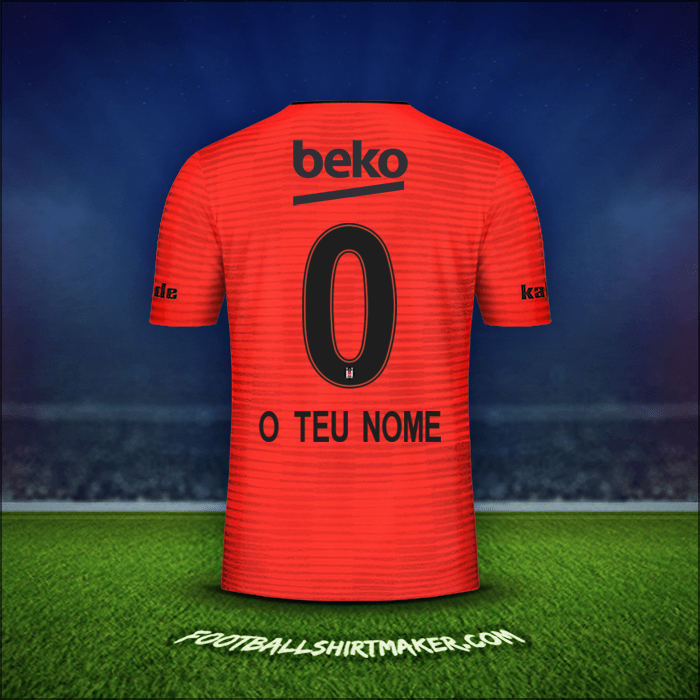 Camisola Besiktas JK 2018/19 Terceira -  o teu nome - 0