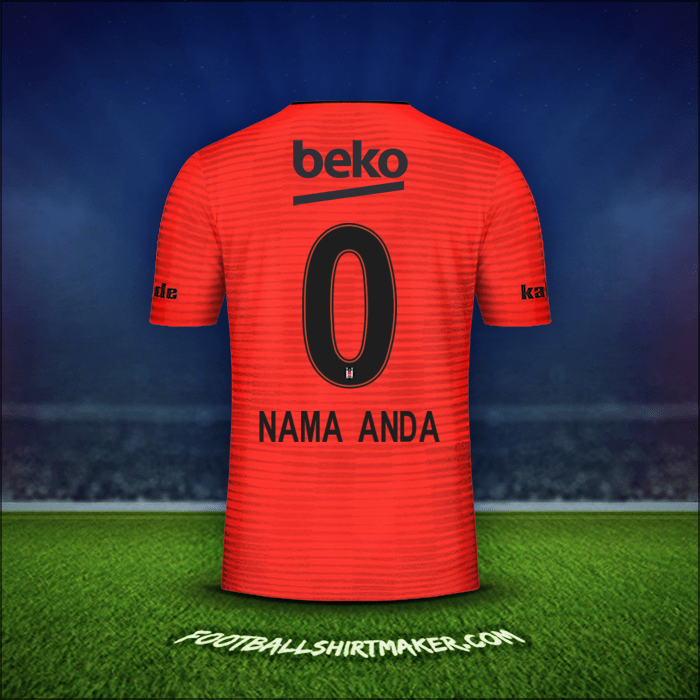Jersey Besiktas JK 2018/19 Ketiga -  nama anda - 0