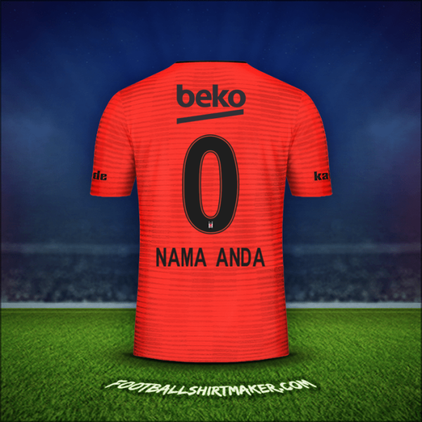 Jersey Besiktas JK 2018/19 Ketiga -  nama anda - 0
