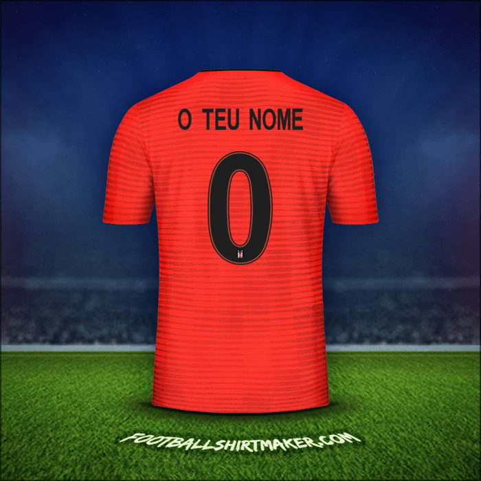 Camisola Besiktas JK Cup 2018/19 Terceira -  o teu nome - 0