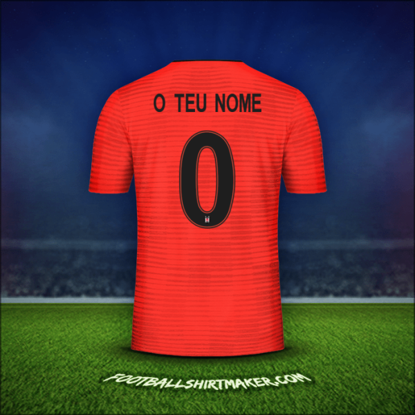Camisola Besiktas JK Cup 2018/19 Terceira -  o teu nome - 0