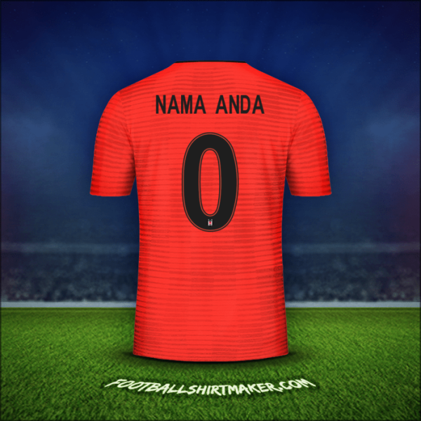 Jersey Besiktas JK Cup 2018/19 Ketiga -  nama anda - 0