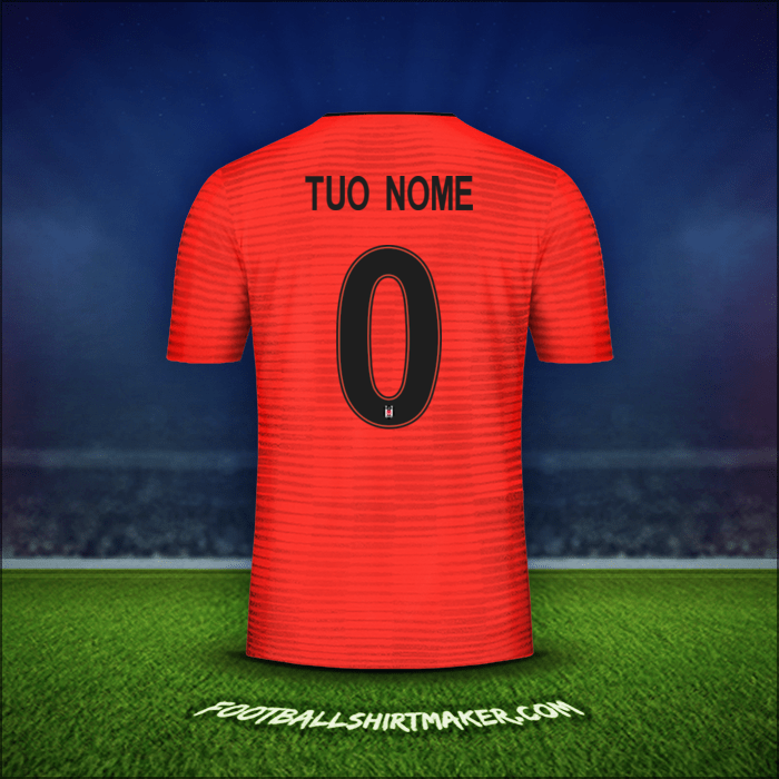 Maglia Besiktas JK Cup 2018/19 Terza -  tuo nome - 0