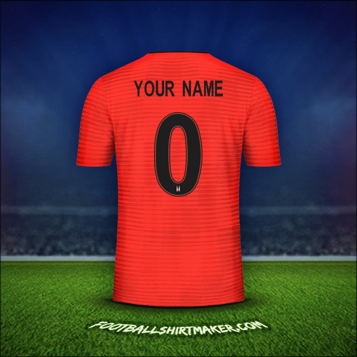 Jersey Besiktas JK Cup 2018/19 Third -  your name - 0