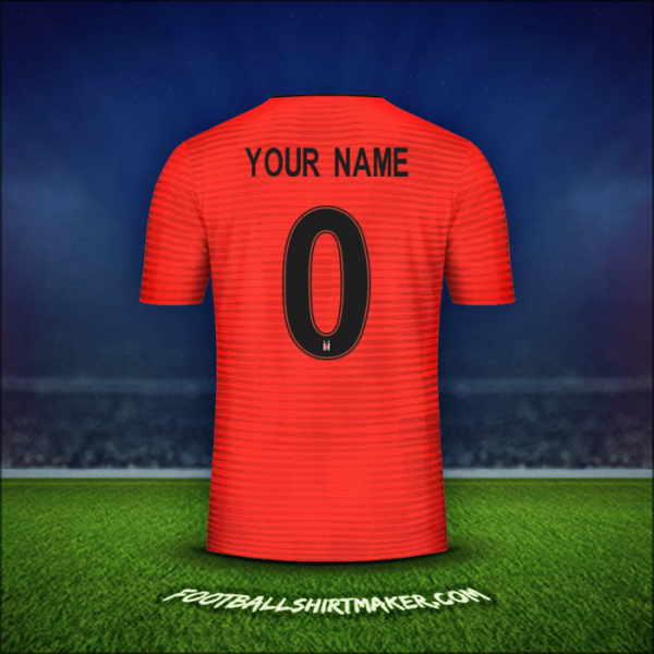 Jersey Besiktas JK Cup 2018/19 Third -  your name - 0