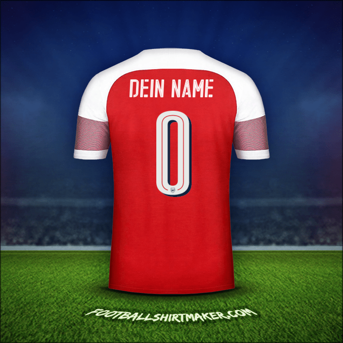 Trikot Arsenal Cup 2018/19 -  dein name - 0