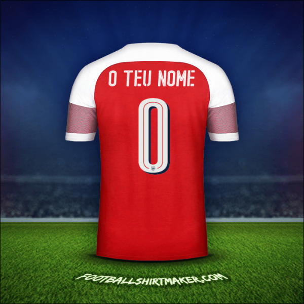 Camisola Arsenal Cup 2018/19 -  o teu nome - 0