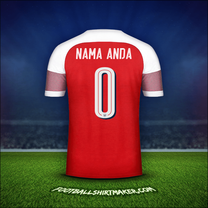 Jersey Arsenal Cup 2018/19 -  nama anda - 0