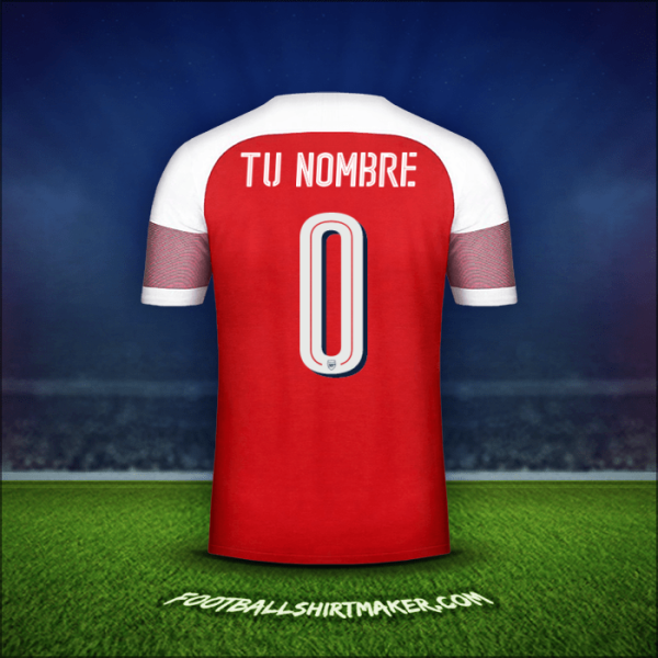 Jersey Arsenal Cup 2018/19 -  tu nombre - 0