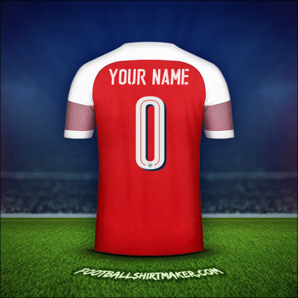 Jersey Arsenal Cup 2018/19 -  your name - 0