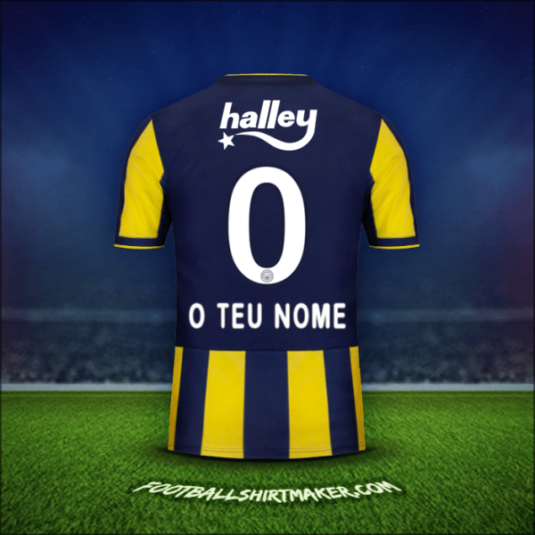 Camisola Fenerbahce SK 2018/19 -  o teu nome - 0