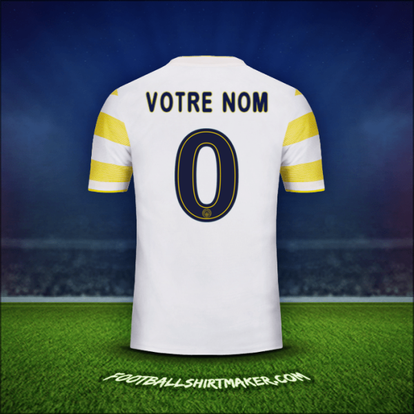 Maillot Fenerbahce SK Cup 2018/19 Extérieur -  votre nom - 0
