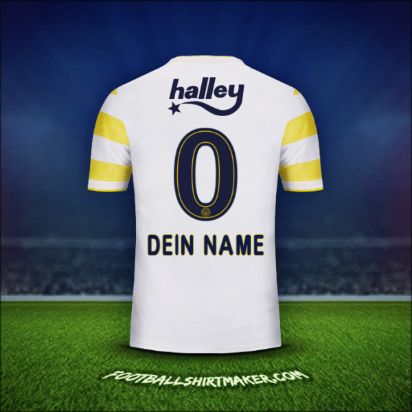 Trikot Fenerbahce SK 2018/19 Auswärts -  dein name - 0