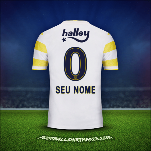 Camisa Fenerbahce SK 2018/19 Alternativa -  seu nome - 0