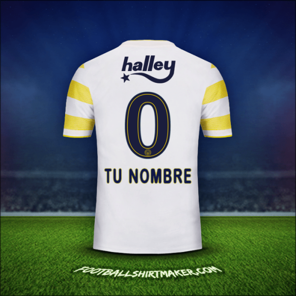 Jersey Fenerbahce SK 2018/19 Visita -  tu nombre - 0
